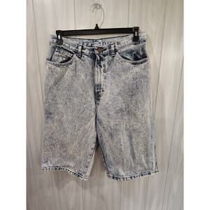 Forelli Shorts Womens Size 14 Denim Vintage Acid Wash Boyfriend Baggy Stylish